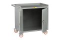 36" Wide Mobile Bench Cabinets w/ Locking Doors