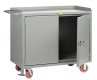 48" Wide Mobile Bench Cabinets w/ Locking Doors