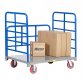 Double End Rack Platform Truck w/ Side Rack