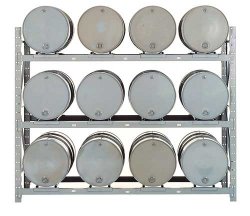 12 Drum Pallet Rack Storage