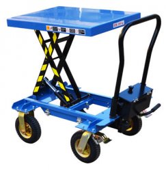 600 Lb Double Scissor Rough Terrain Cart