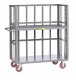 3-Sided Adj Shelf Trucks - Slat-Type Sides