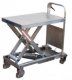 Partially Stainless Mobile Scissor Carts